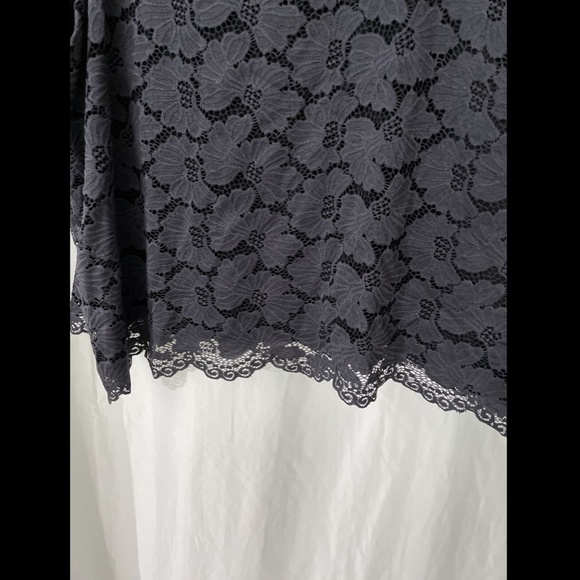 NWT 14th & Union Lace‎ Swing Tank in Grey Ebony [ PLUS SZ 2X ] - Picture 9 of 12